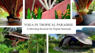 Yoga in Tropical Paradise: A Morning Routine for Digital Nomads and Traveler's in Bali's Ubud