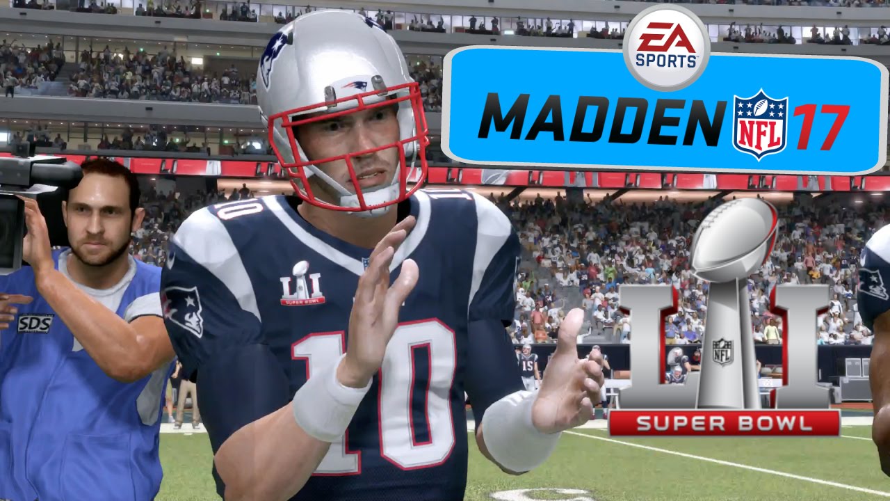 Madden 17 (Xbox One) Cowboys vs Patriots - Super Bowl LI Gameplay 1st Half  - YouTube