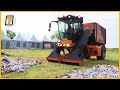 This giant trash vacuum sweeps festival grounds clean  fascinating most powerful cleaning machines