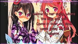 Nightcore - All the things she said (Rock Version by First to Eleven/Lyrics)