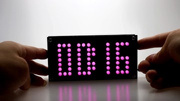 DS3231 big screen electronic clock LED dot matrix