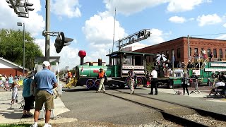 Amtrak And CSX Trains Split Parade Three Times