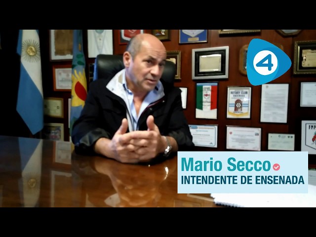 Entrevista: primera entrega de la nota a Mario Secco, intendente de Ensenada