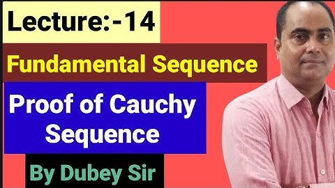 II Proof Of Cauchy Sequence II #FundamentalSequence#CSIRNET#GATE#IITJAM#DkMathTutorial#DubeySir