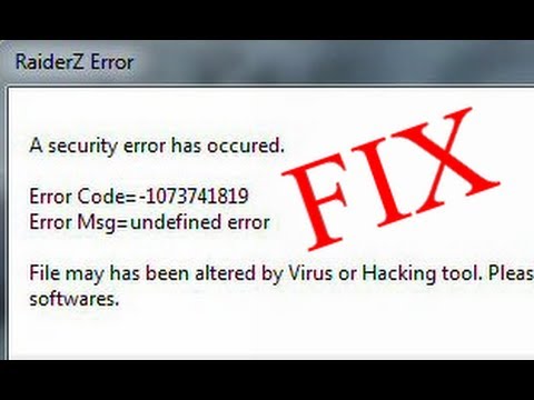 How To Fix RaiderZ Error/Crash