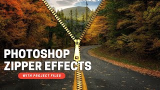 Photoshop Zipper Effects 2021 | Fastest way | Photoshop Manipulation Tutorials