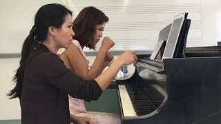 Fantasie in F minor D 940 by F. Schubert, Anh Rozman & Quynh Nguyen