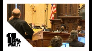 Heated exchanges during Baltimore City Council meeting