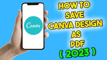 How to Save Canva Design as PDF (2023)