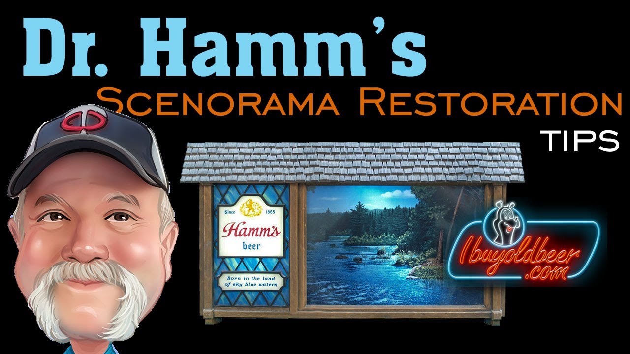 Hamm’s Scenorama moving waters sign disassembled - PART 2