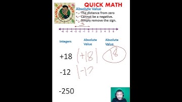 Integers 2: Absolute Value