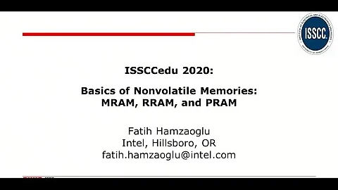 This tutorial will talk about basic characteristics, circuit and systems design for emerging non volatile memories such as MRAM, RRAM, and PRAM.