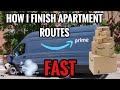 Day In A Life Of An Amazon Delivery Driver (Finishing Your Route/Apartments Fast)