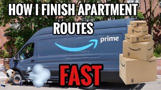 Day In A Life Of An Amazon Delivery Driver (Finishing Your Route/Apartments Fast)