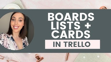 How to Create Boards, Lists & Cards in Trello