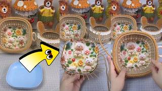 How to DIY a Basket with Jute Rope #diy