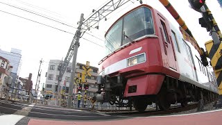 名鉄2020知立駅【3100系発車9500系場内進入】