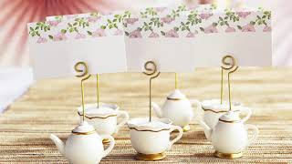 Tea Time Whimsy Place Card Holder (Set of 6) | Kate Aspen - 25337NA