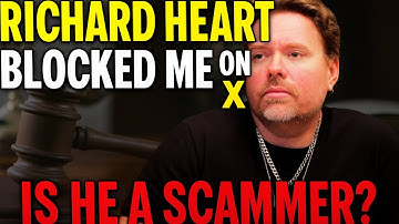 Richard Heart BLOCKED Me on X… Did I Call Out a Scam or Just the Truth?