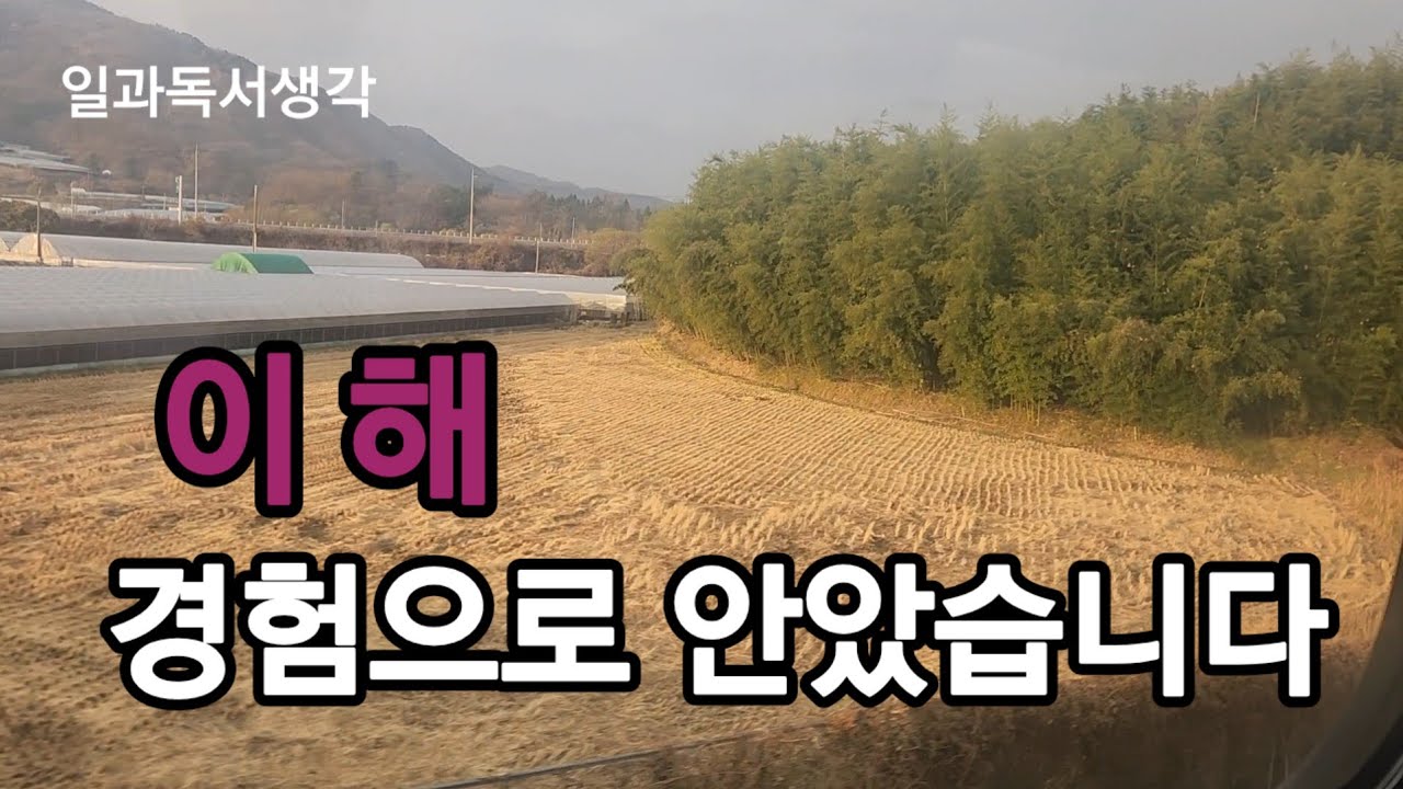 이해를 경험으로 안았습니다