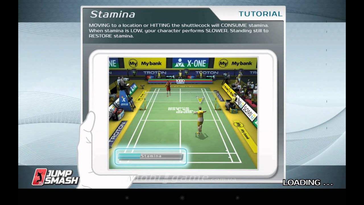Badminton Jump Smash game for Android YouTube