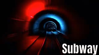 Subway Train Tunnel - One hour Visuals