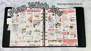 Plan With Me | ft. Scribble Prints Co | Moon Prism Planner