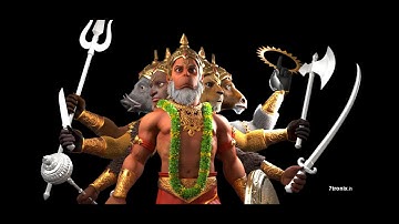 HANUMAN 3D LASER PROJECTION MAPPING