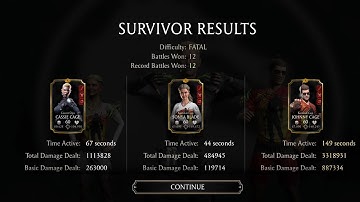 FW Sirvivor Mode Fatal Tower I Spec Ops I MK Mobile