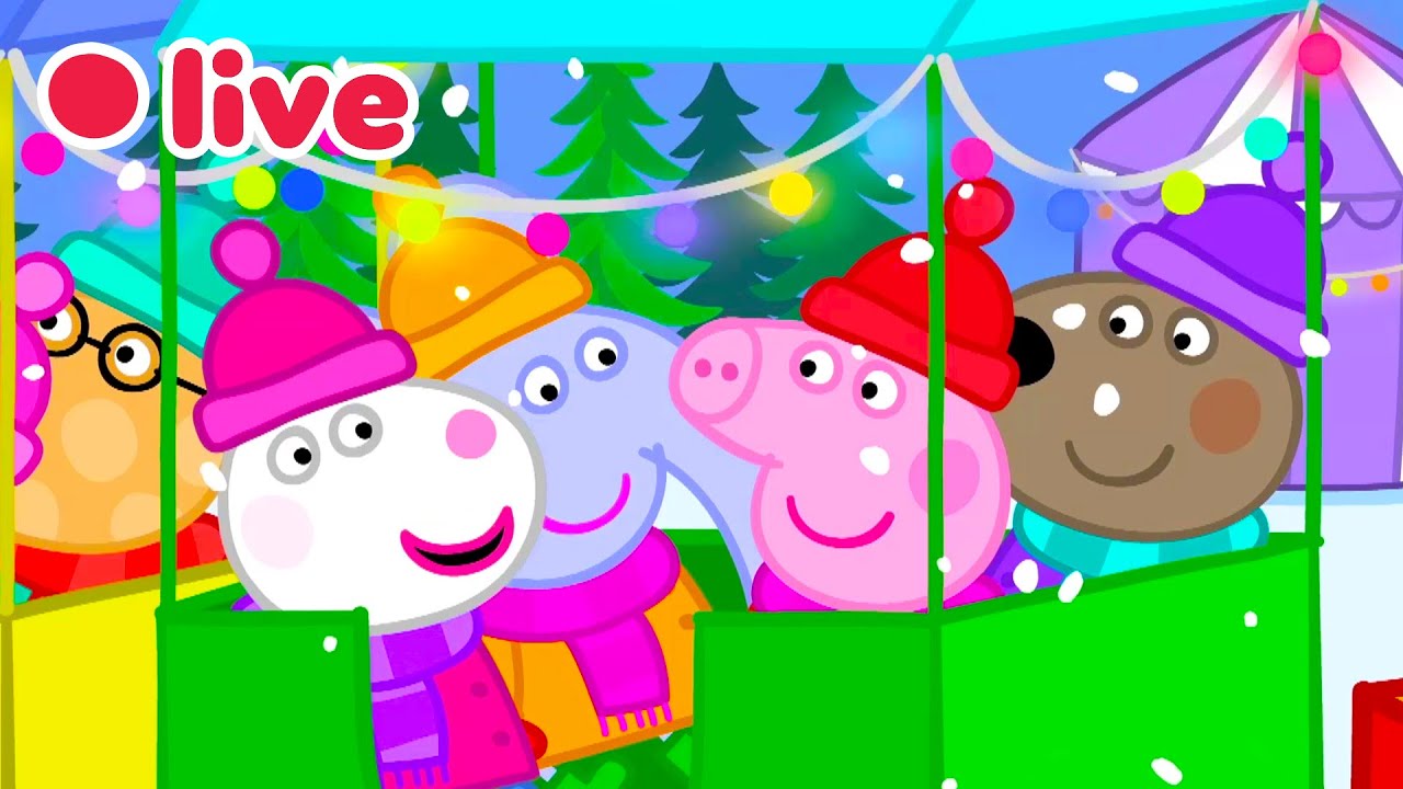 🔴 IN DIRETTA Peppa Pig 🎄 Episodi di Natale! ❄️ Divertimento d’Inverno | Peppa Pig Italiano