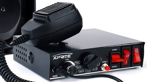Xprite 200 Watt 8 Tones Emergency Warning Siren Review