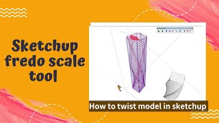 sketchup tutorial | how to use fredo scale tool