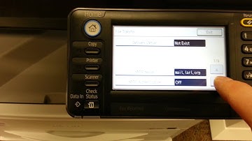 Ricoh 2501 Set "Auto Select Sender"