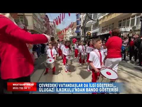 ULUGAZİ İLKOKULU'NDAN BANDO GÖSTERİSİ