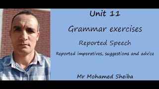 لغة انجليزية للصف الثالث الثانوى حل تمارينUnit 11 Reported SpeechGEM