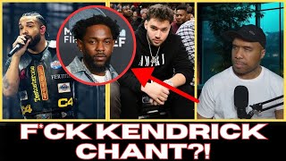 Adin Ross &amp; Drake Stir Up the Crowd to Chant "F Kendrick!" At Wireless Fest