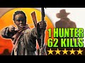 62 kills  11 extracts with one hunter josey beckett  this is her story hunt showdown