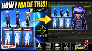 How I MadeSave Your Petrified Lover with the Music Challenge! in iClone 8  Full Animation Process