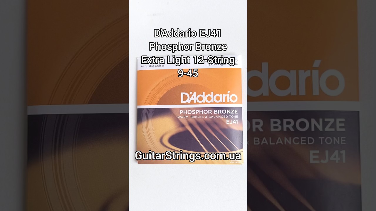 D'Addario EJ41 Phosphor Bronze Extra Light 12-String 9-45 