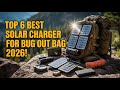 Top 6 Best Solar Charger For Bug Out Bag 2026! ✅