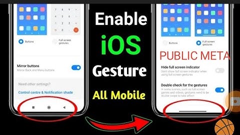 How to Enable iOS Swipe Gestures in Any Android Mobile !! Enable Full Screen Gestures in Android