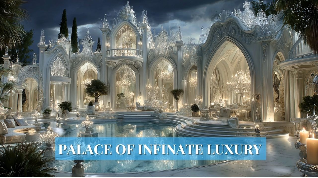 Inside a Heavenly Palace of Light, Water & Infinite Luxury ✨🏰🌙