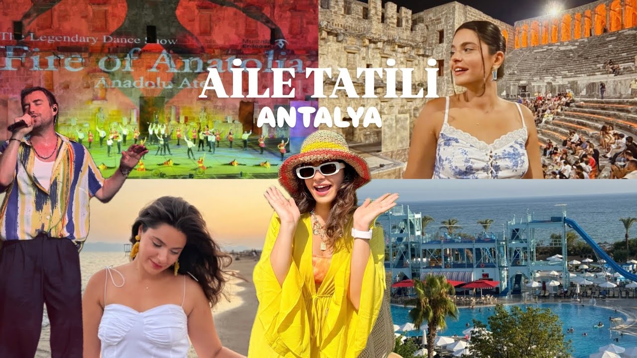 Antalya Tatil Vlog☀️ Murat Dalkılıç Konseri & Anadolu Ateşi Gösterisi | Asteria Family Resort Belek🌴