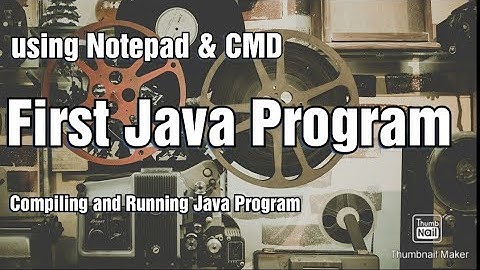 Lab1 V3 | How to Write First Java Program | Using Notepad & CMD | Komal Arif | #java #programming