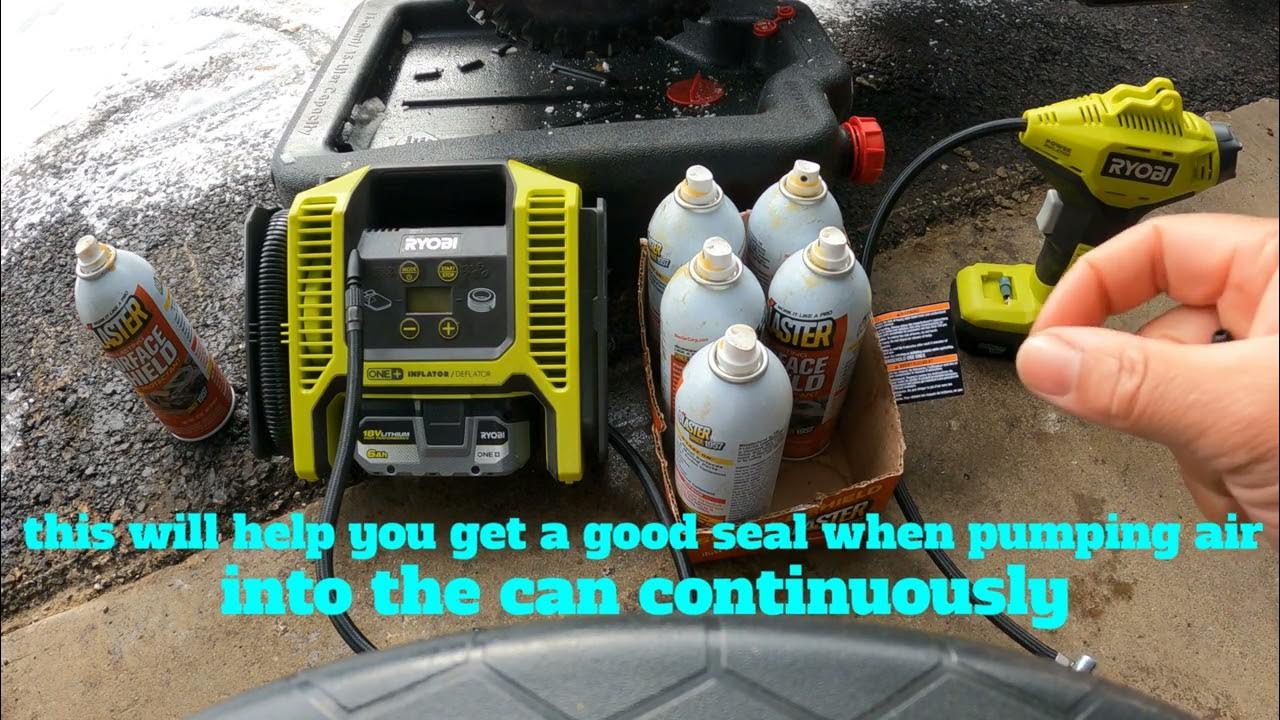 Aerosol can wont spray? do this to restore air pressure in the can