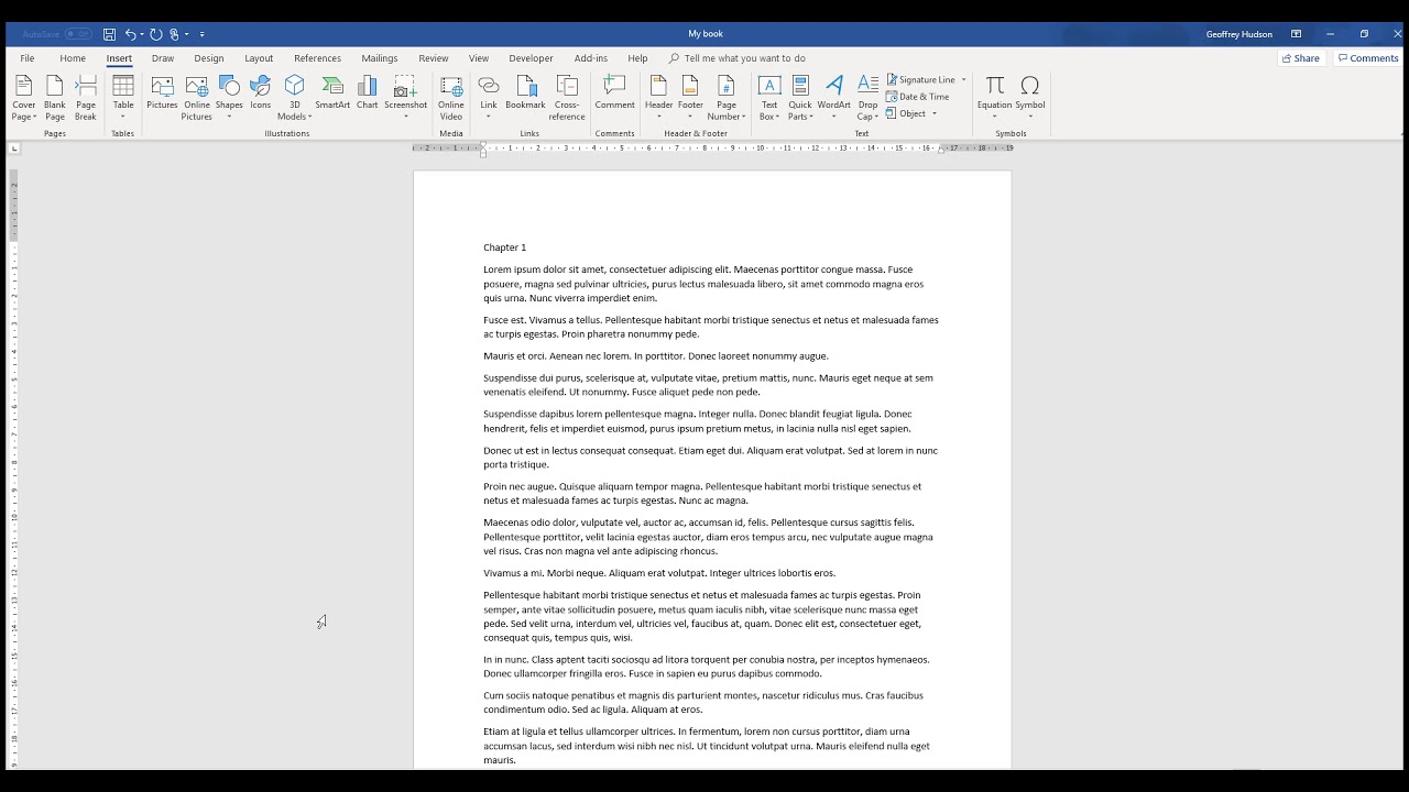 Word. How to easily create a BOOK. All the tools you need for your best ...