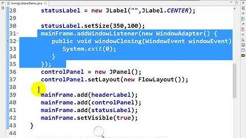 Java Swing cơ bản P1