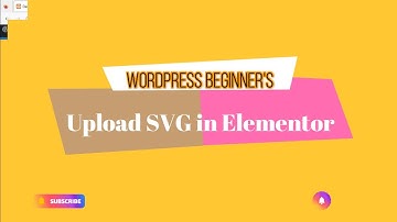 How to Upload SVG in Elementor in Simple way | Elementor