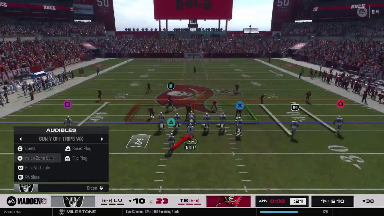 Madden NFL 26 Las Vegas Raiders Rebuild Franchise S4W16