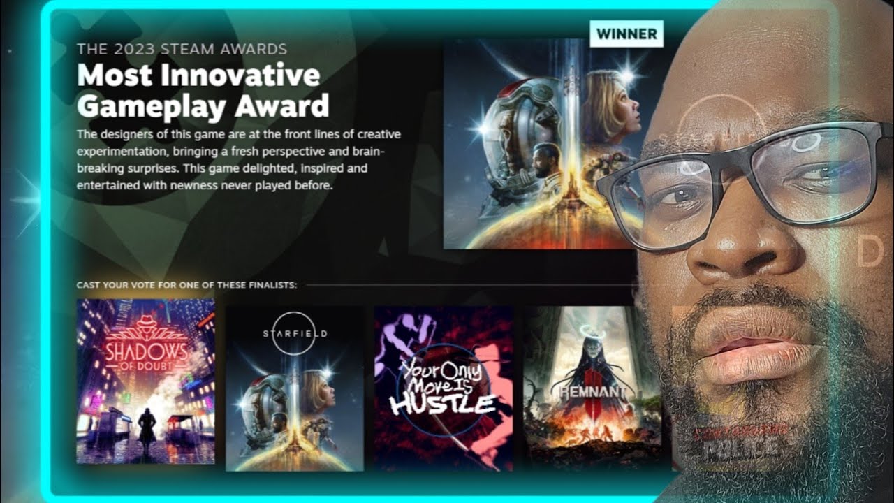 Starfield Wins Most Innovative Gameplay Award 2023 Steam Awards YouTube